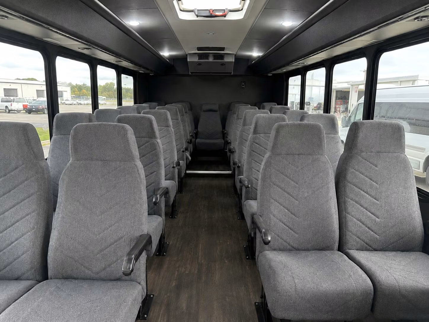 15 passenger minibus interior
