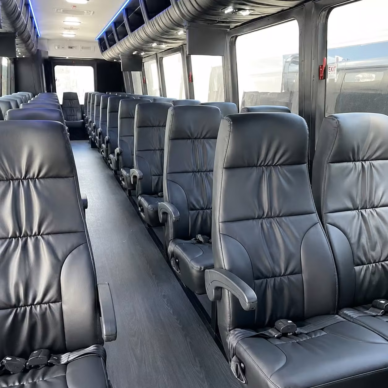 28 passenger minibus inside