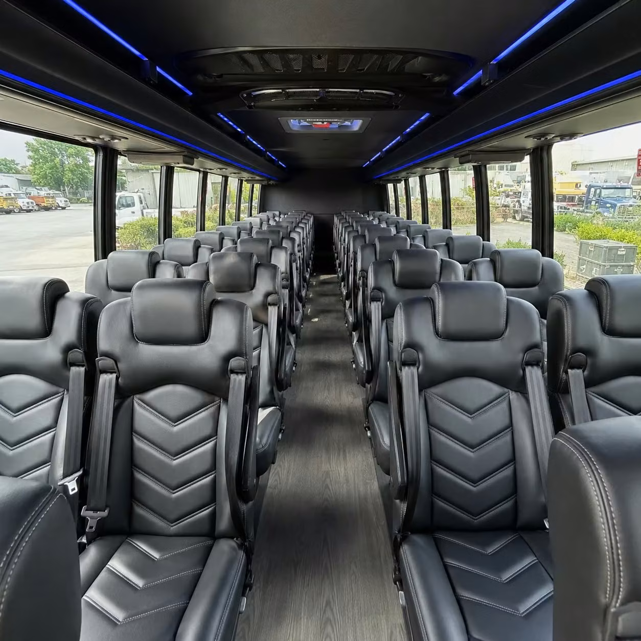 30 passenger minibus inside