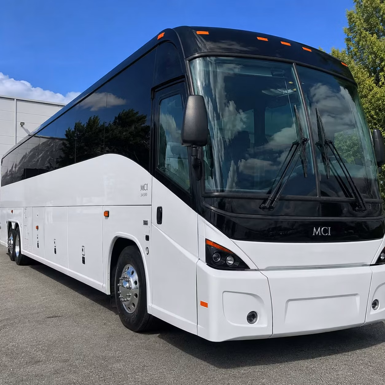 56 passenger charter bus