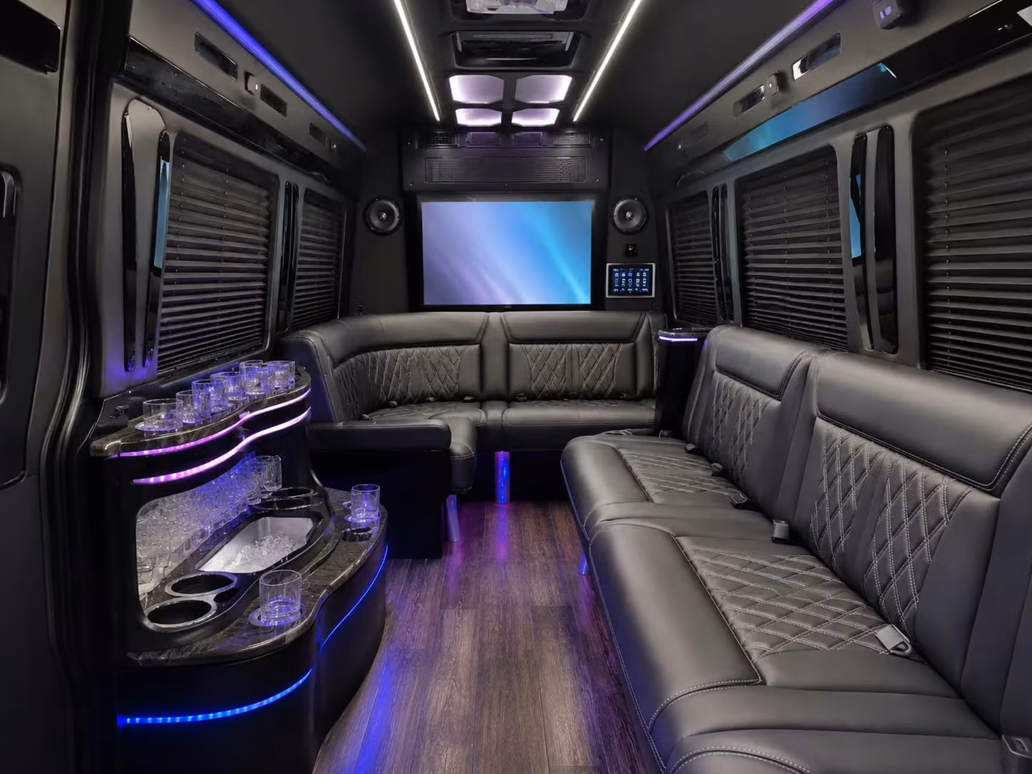 bus rental options for pensacola trips